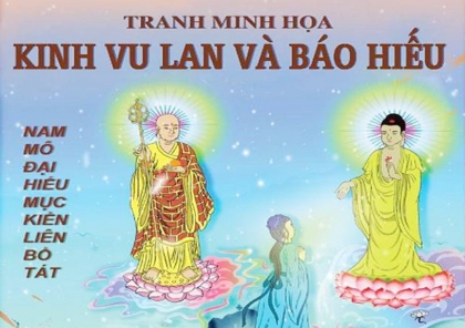 Kinh Vu lan và Báo hiếu - tranh minh họa song ngữ